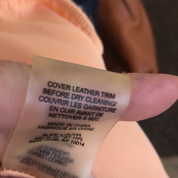 Beautiful Alice & Olivia Flowing Blouse with Lining Underneath Size XS/TP - Picture 16 of 17